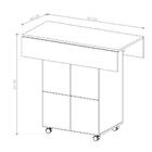 Aparador Mesa Com Bancos Preto