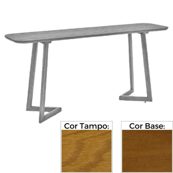 Aparador Mh-5345 Herval 160 Cm Madeira Amêndoa Tampo Carvalho