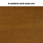 Aparador Mh-5345 Herval 160 Cm Madeira Amêndoa Vidro Off Whit