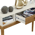 Aparador Milão 1 Gaveta Finestra Móveis - Off White/freijó