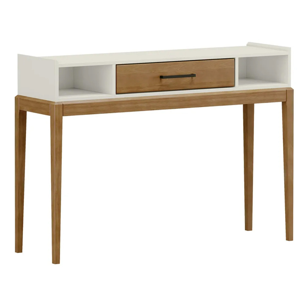 Aparador Milão 1 Gaveta Finestra Móveis - Off White/freijó