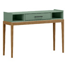 Aparador Milão Verde/freijó 1 Gaveta 2 Nichos Em Madeira Pinu