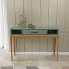 Aparador Milão Verde/freijó 1 Gaveta 2 Nichos Em Madeira Pinu