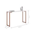 Aparador Minimalista França Branco Cobre