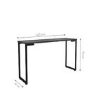 Aparador Minimalista França Branco Preto