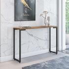 Aparador Minimalista França Castanho Preto