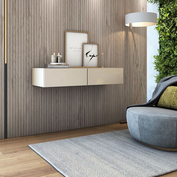 Aparador Modelo Eros Suspenso Na Parede 90cm P Ambientes Sofi