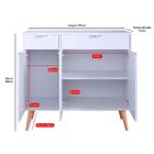 Aparador Moderno 3 Portas Sala Estar Jantar Buffet Anton Deco