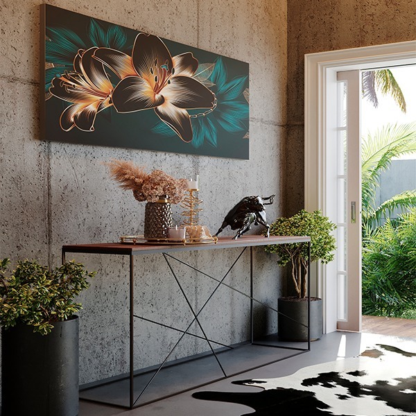 Aparador Moderno Estilo Industrial Forest Fell 200x40x79 Cor