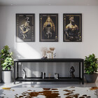 Aparador Moderno Estilo Industrial Lines 200x50x90 Cor Mdf Pr