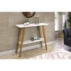 Aparador Monaco Branco E Marrom