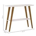 Aparador Monaco Branco E Marrom