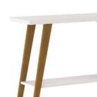 Aparador Monaco Branco E Marrom