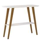 Aparador Monaco Branco E Marrom