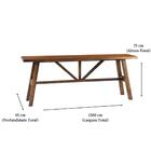 Aparador Montana Renar 150 Cm Madeira Maciça Cor Walnut