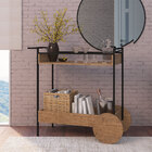 Aparador Móvel Steel Quadra Vermont E Preto - D'rossi