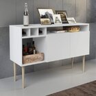 Aparador Multiuso 2 Portas 2 Prateleiras Doppo Porte Urbano