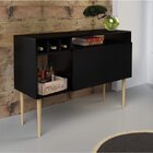 Aparador Multiuso 2 Portas 2 Prateleiras Doppo Porte Urbano