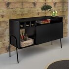 Aparador Multiuso 2 Portas 2 Prateleiras Punto Porte Urbano E