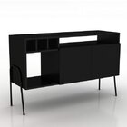 Aparador Multiuso 2 Portas 2 Prateleiras Punto Porte Urbano E