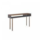 Aparador Multiuso Pé Cilíndrico Madeira Multi  Grafite/allure