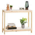 Aparador Natural & Colors 2 Prateleiras Brancas Único