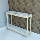 Aparador Natural & Colors 2 Prateleiras Brancas Único