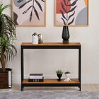 Aparador Natural & Colors 2 Prateleiras Mel / Preto