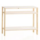 Aparador Natural & Colors 3 Prateleiras Brancas Único