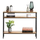 Aparador Natural & Colors 3 Prateleiras Mel / Preto