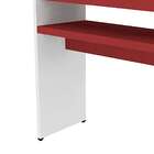 Aparador Natus40 Branco E Vermelho