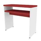 Aparador Natus40 Branco E Vermelho