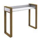 Aparador New Branco E Marrom