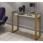 Aparador New Glass Off White E Marrom