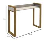 Aparador New Off White E Marrom