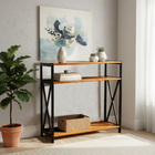 Aparador Nicho Mesa Madeira Jantar Cozinha Sala 3 Prateleiras