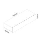 Aparador Nicho Sala Suspenso 1 Gaveta 080 Nobre Off White - G