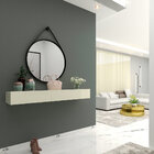 Aparador Nicho Sala Suspenso 2 Gavetas 157 Nobre Off White -