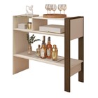 Aparador Nichos Decoração Sofisticado Mdp/mdf Resistente Off-