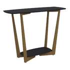 Aparador Onix Preto E Marrom