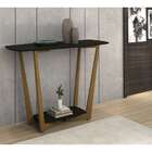 Aparador Onix Preto E Marrom