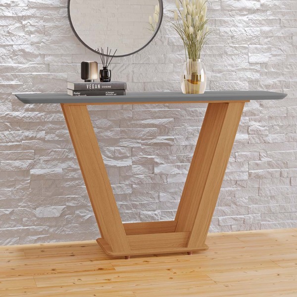 Aparador Oregon 100% Mdf Com Tampo 25mm Tuboarte - Freijó Gra