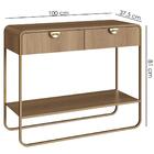 Aparador Organico 2 Gavetas 100 Cm 28066 Artesano