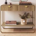 Aparador Organico 2 Gavetas 100 Cm 28066 Artesano