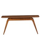 Aparador Orgânico Para Sala Em Madeira Maciça 160cm Capuccino