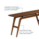 Aparador Orgânico Para Sala Em Madeira Maciça 160cm Capuccino