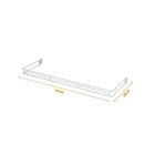 Aparador Organizador Em U 30x91cm Bandeja New Plus Branco - S