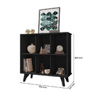 Aparador Organizador Panama Preto - Rv Móveis