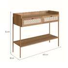 Aparador Oslo 2 Gv Hanover E Dourado