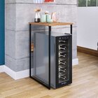 Aparador Para Adega Pequena Freijó/preto